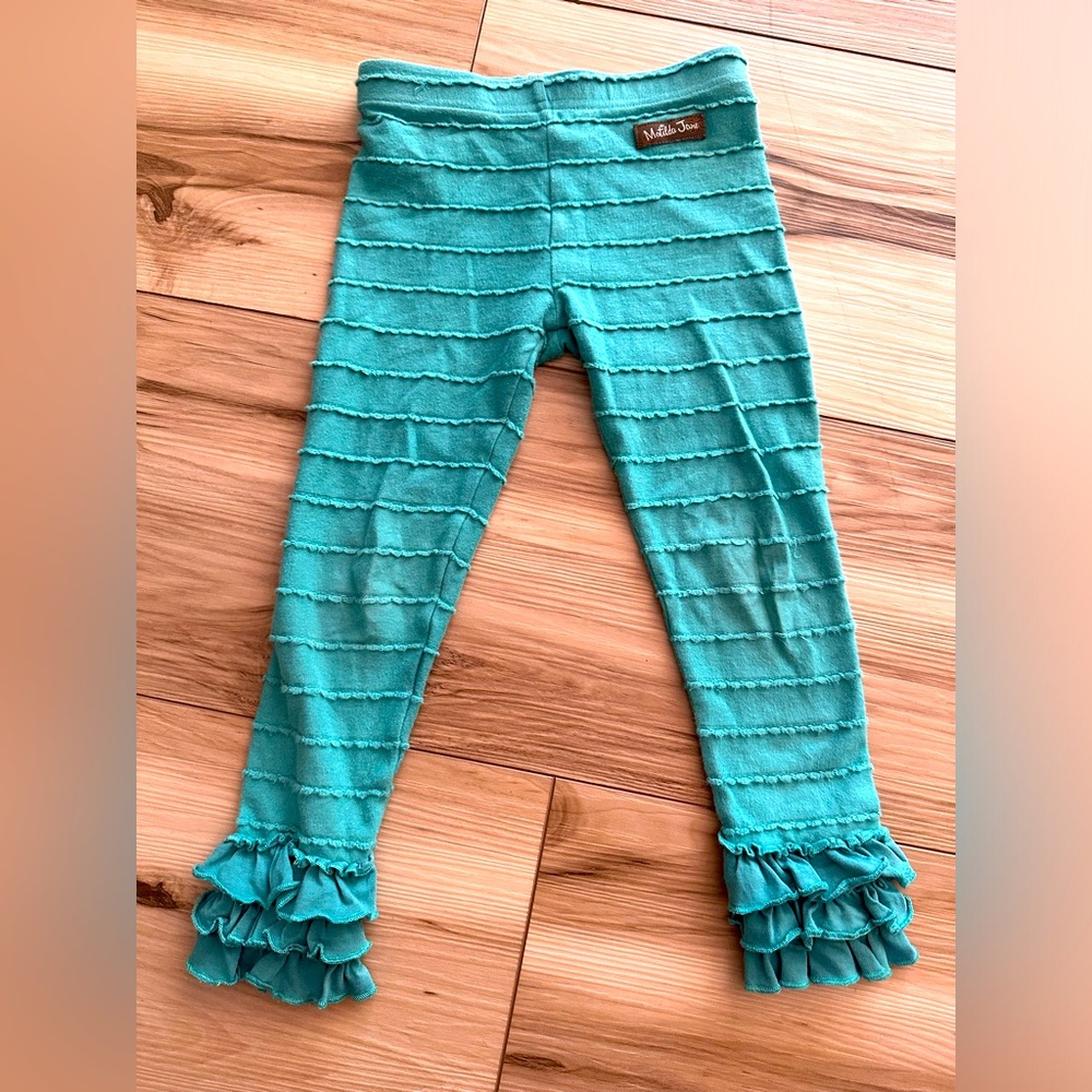 Matilda Jane Ruffled Leggings size 4